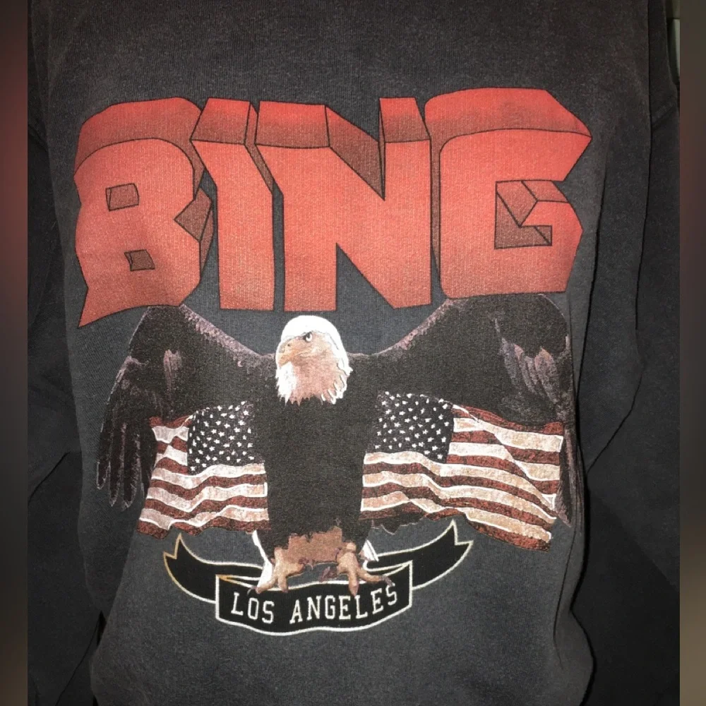 Anine Bing Eagle USA Flag Graphic Sweatshirt - Picture 4 of 7